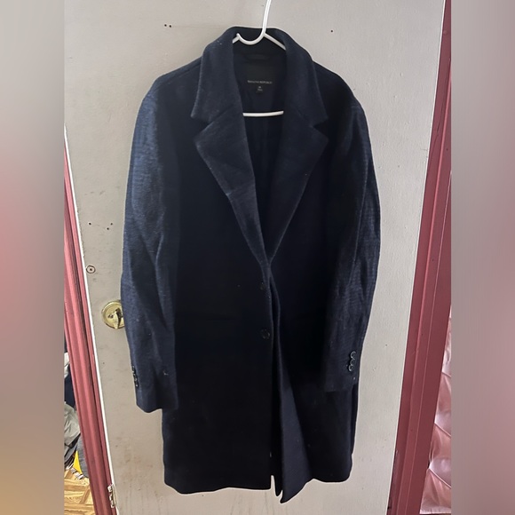 Worn  Trench Coat.